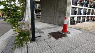 La falta de personal y los años le pasan factura al cementerio