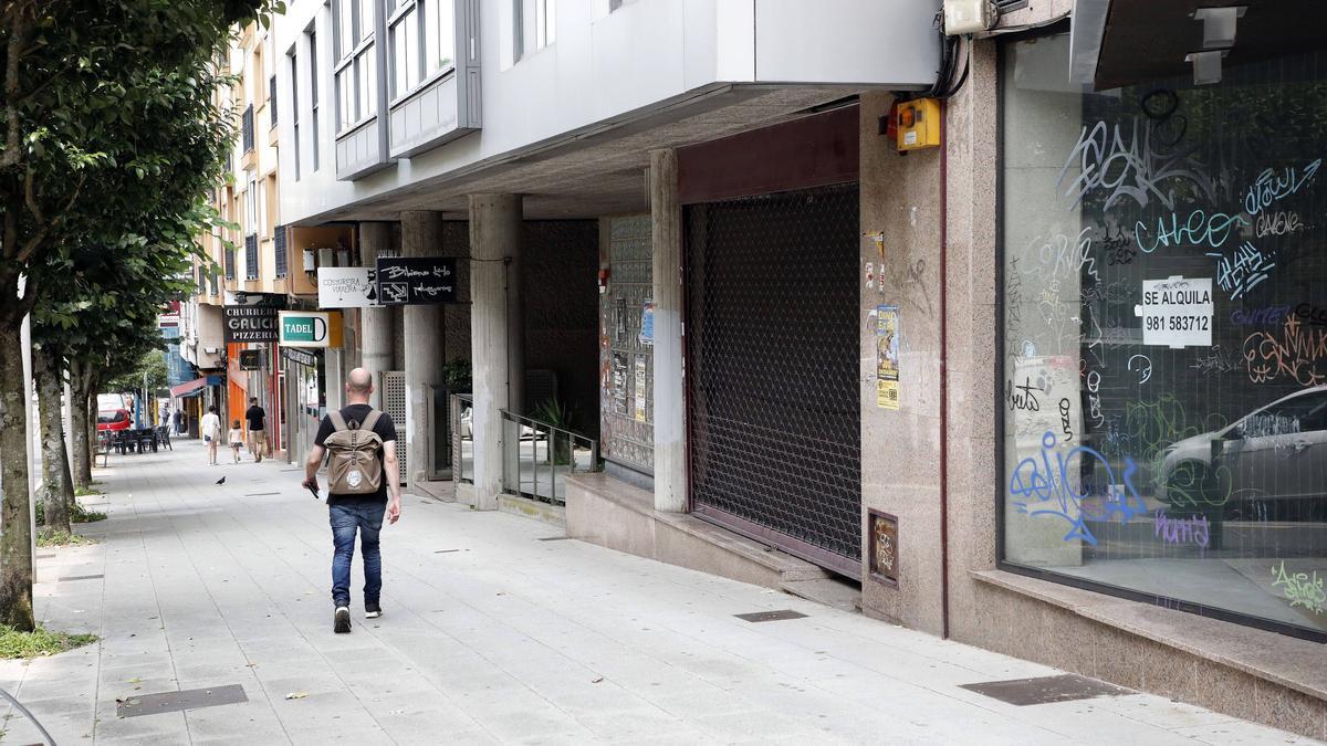 Local de la Tesorería General de la Seguridad Social en la calle Pedro de Mezonzo, 17, en Santiago de Compostela, cedido al Concello por 25 años