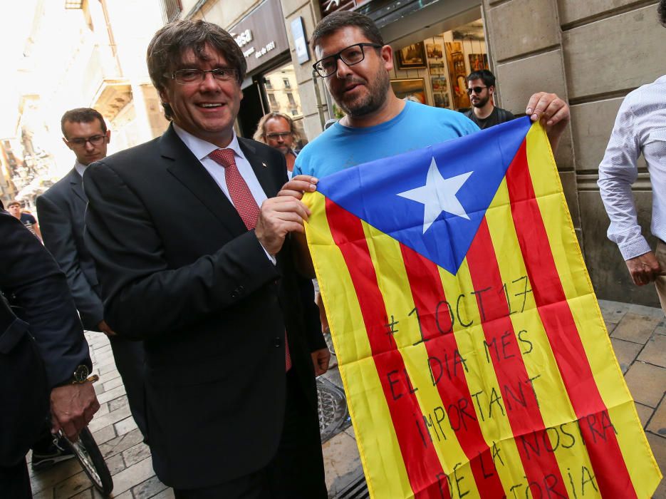 Puigdemont fixa la data i la pregunta del referèndum