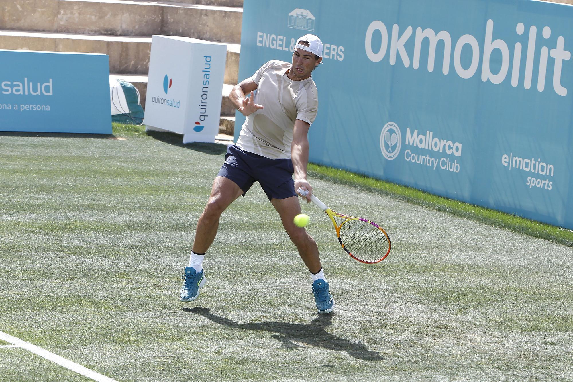 Rafa Nadal viajará el lunes a Wimbledon; así se ha estado preparando