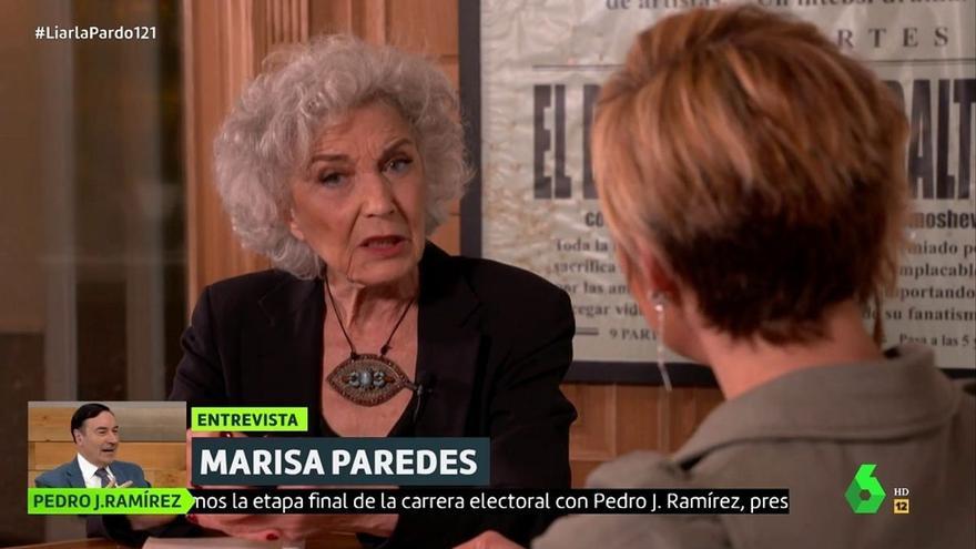 Marisa Paredes pone en su sitio a Miguel Bose y opina de Ayuso: &quot;Es impresentable&quot;