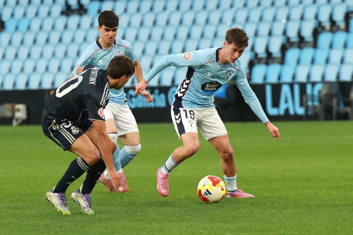 El Celta Fortuna se impone al Real Madrid Castilla en Balaídos
