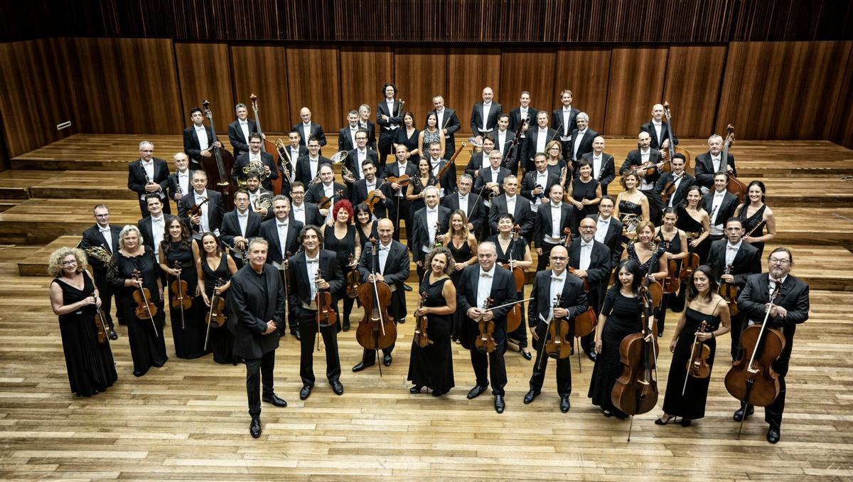 Los componentes de la Orquestra de València.