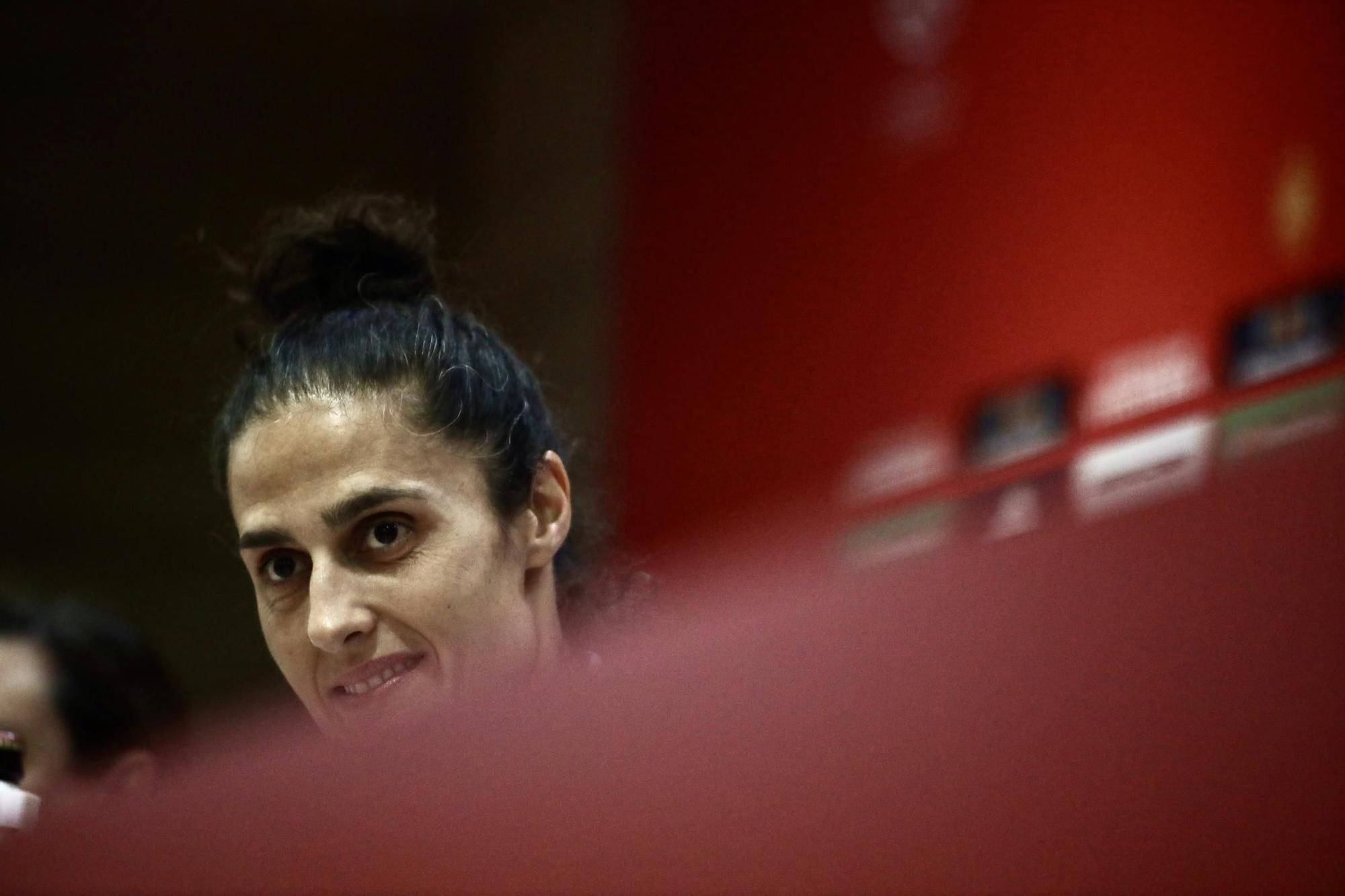 Rueda de prensa y entrenamiento de la Selección Española Femenina en Málaga