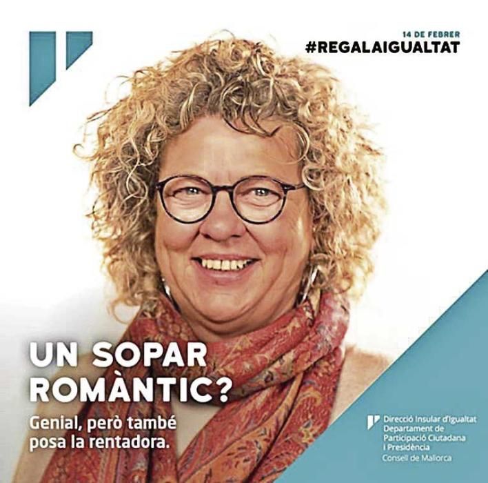 El Consell de Mallorca regala feminismo por San Valentín