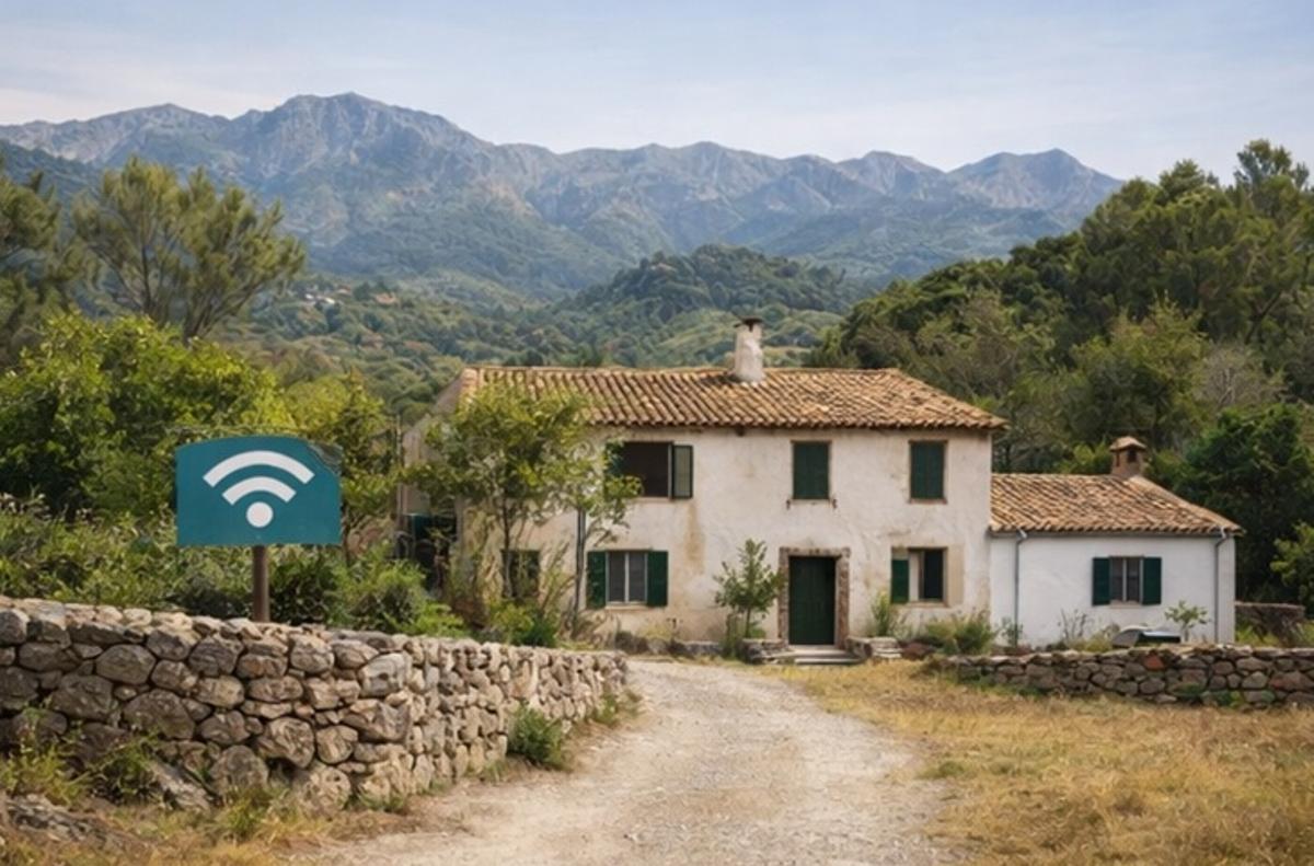 homespot - schnelles Internet auch für Fincas und Häuser außerhalb der Orte.