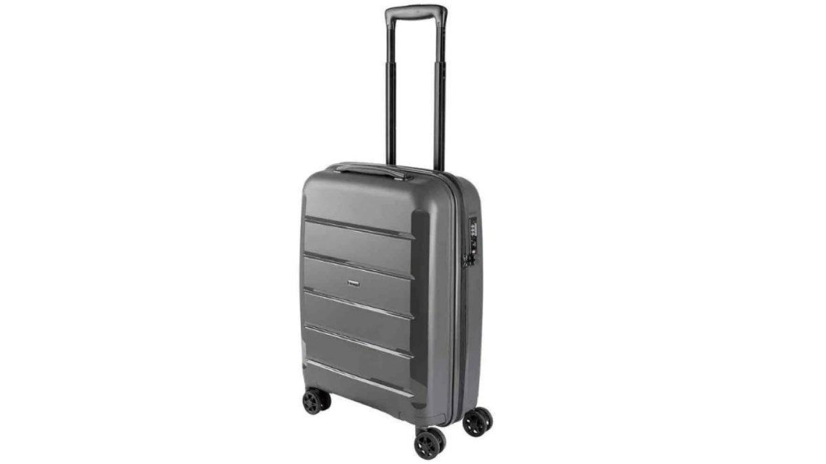 Maleta trolley de cabina gris de Lidl