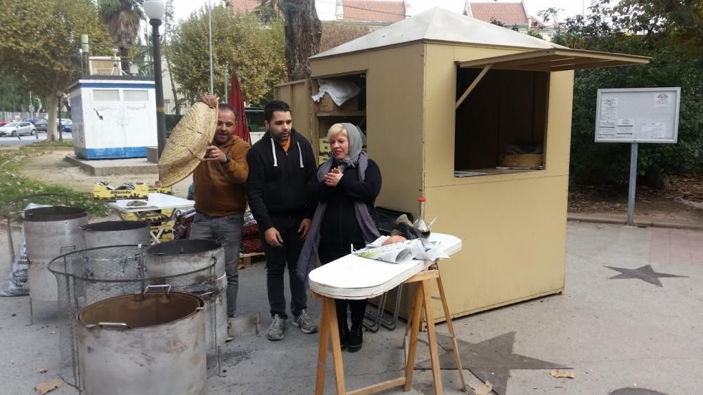 L'escola Renaixença visita la parada de castanyes