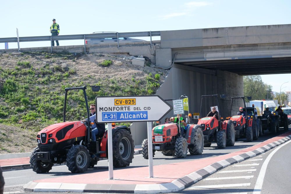 Tractorada en defensa del campo alicantino