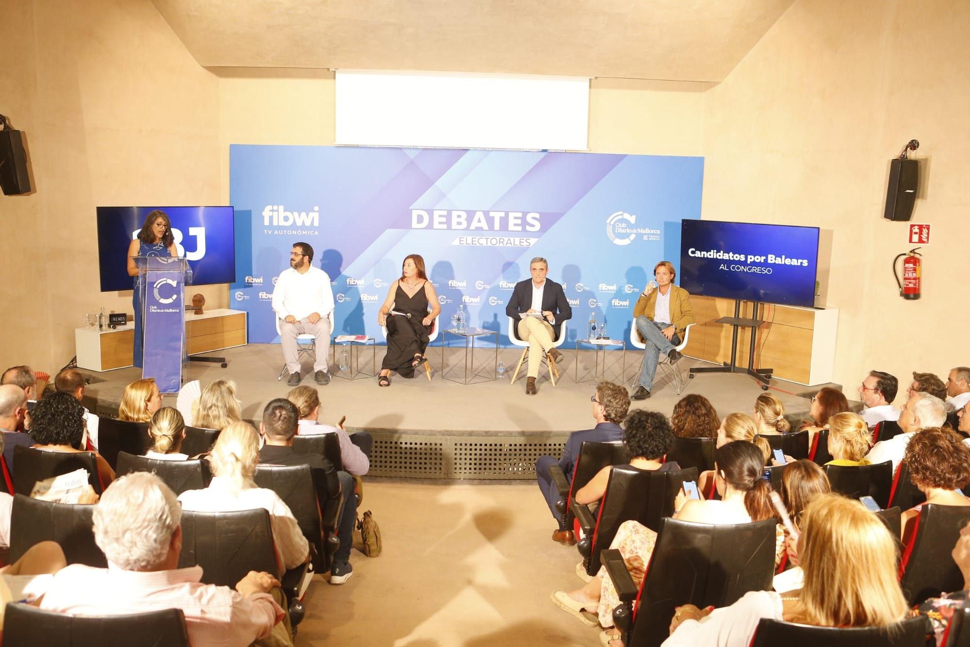 Debate de los candidatos por Baleares a las elecciones generales en el Club Diario de Mallorca