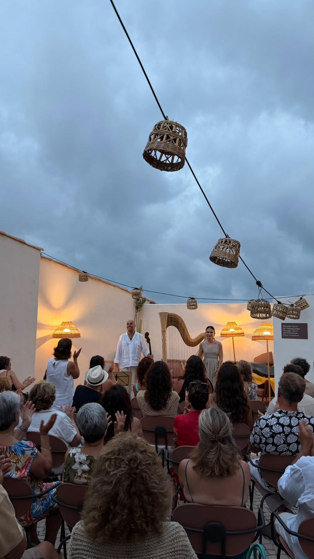 El concierto del pasado 12 de julio en el Parador de Ibiza.