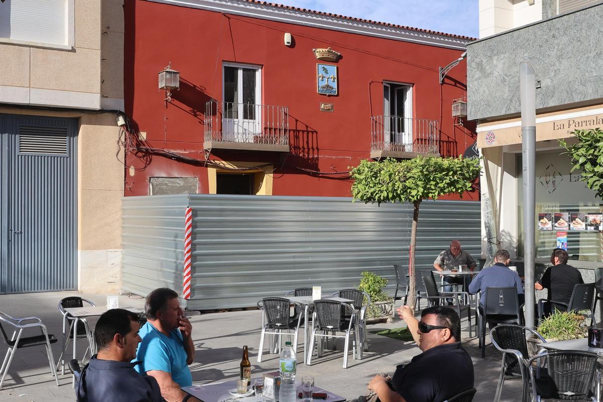 Aspecto del edificio en rehabilitación