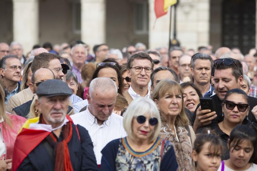 Vázquez defiende la Constitución en María Pita