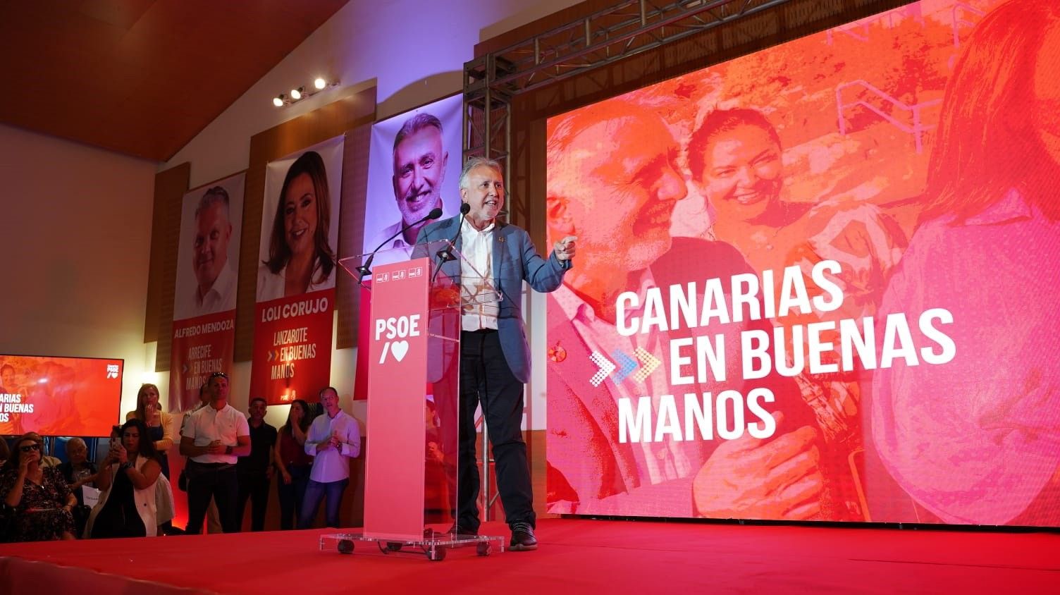 El PSOE de Lanzarote presenta sus candidaturas al Cabildo y al Ayuntamiento de Arrecife