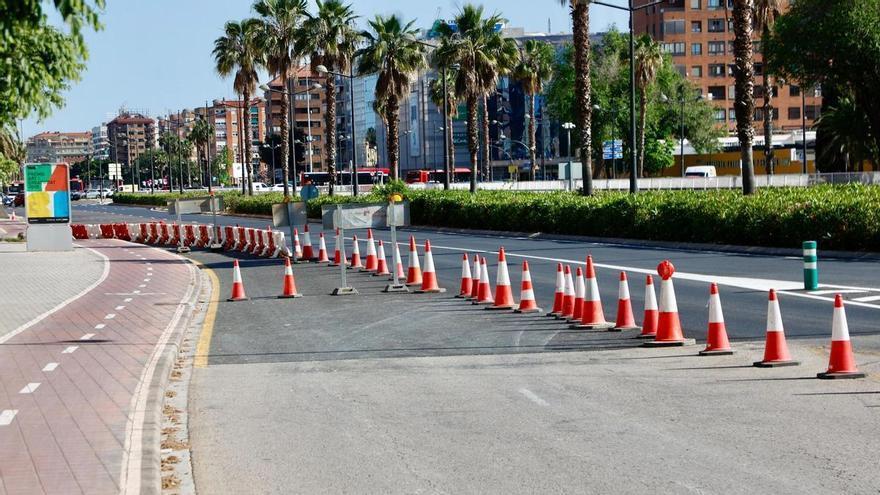 Cortes de tráfico en Cortes Valencianas por las obras del Nou Mestalla