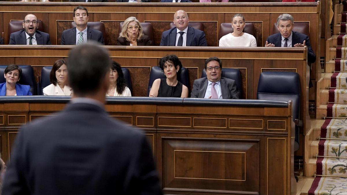 Comparecencia de Pedro Sánchez en el Congreso de los Diputados.
