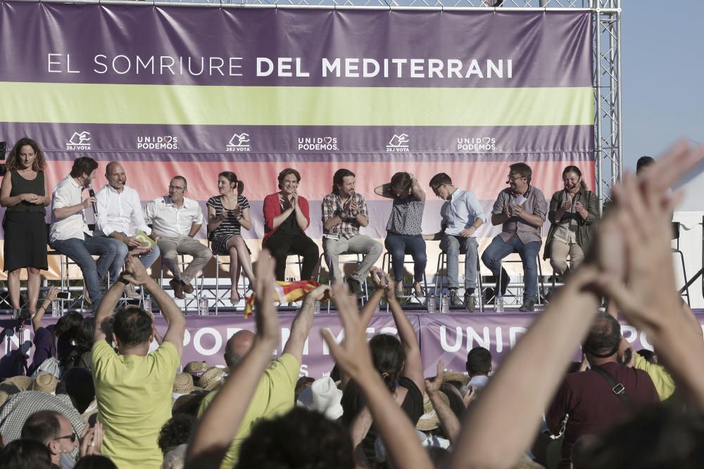 Wahlkampf: Pablo Iglesias auf Mallorca