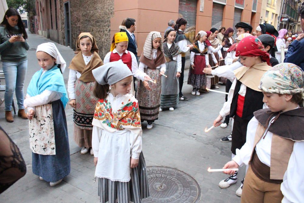 Procesión del Altar del Carmen. Los niños del "miracle.