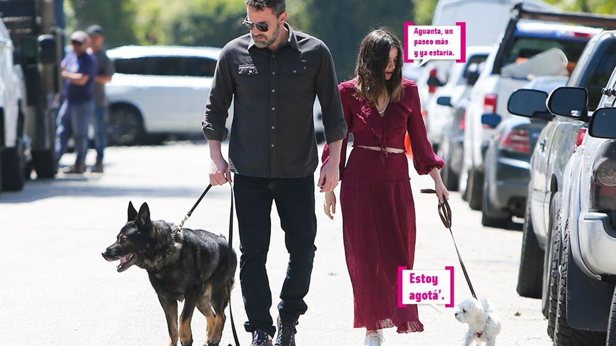 Ben Affleck y Ana de Armas pasan de la cuarentena para pasear