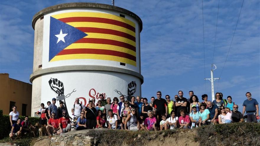 Els participants de la marxa de Llers