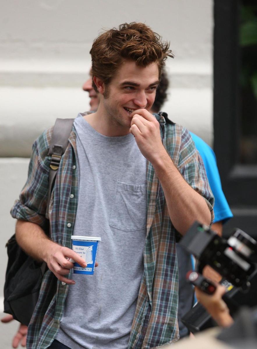 Robert Pattinson rodando Remember me'