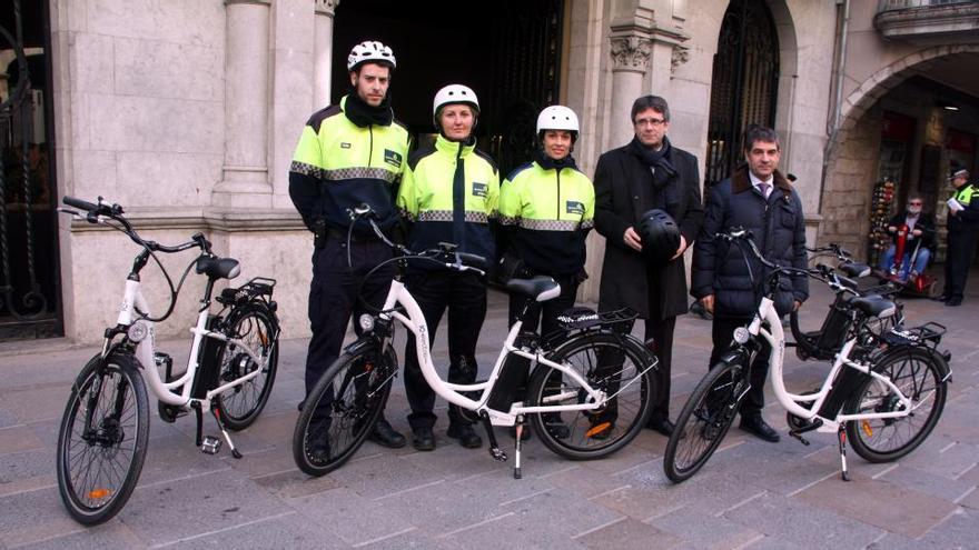 La Policia Municipal de Girona patrullarà amb bicicletes elèctriques