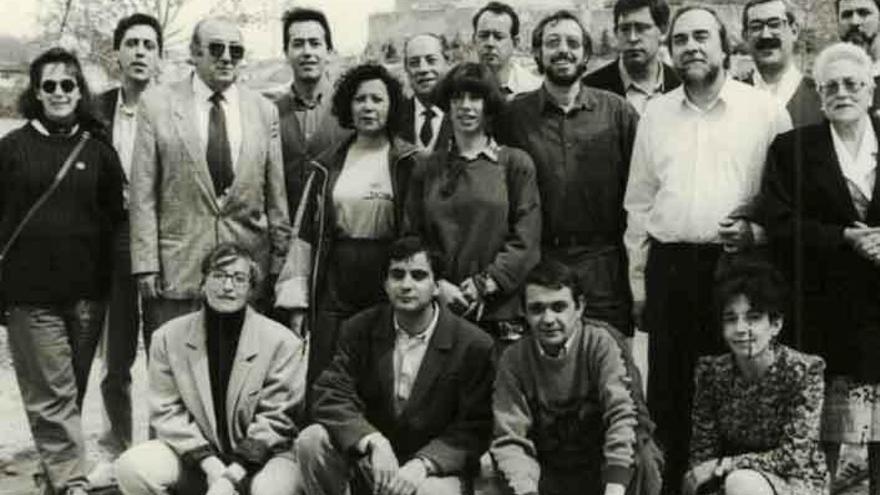 Primera candidatura a la Alcaldía de Zamora por IU, en el año 1991.