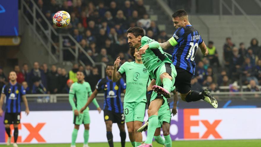 El Atlético sale vivo de Milán pese a perder con el Inter y lo fía todo al Metropolitano (1-0)