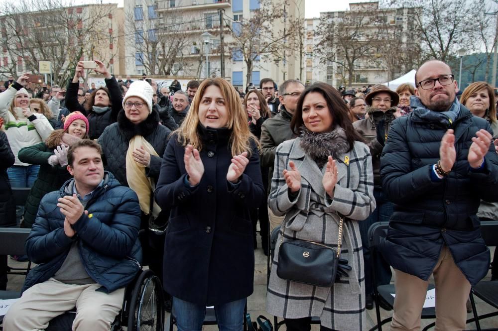 Presentació de la llista de Puigdemont a Sant Julià de Ramis.