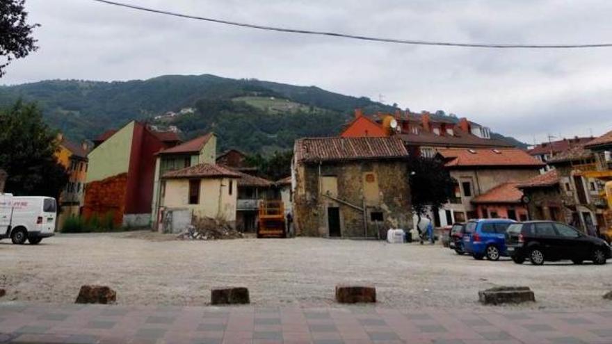 El solar de La Villa donde se habilitó el aparcamiento.