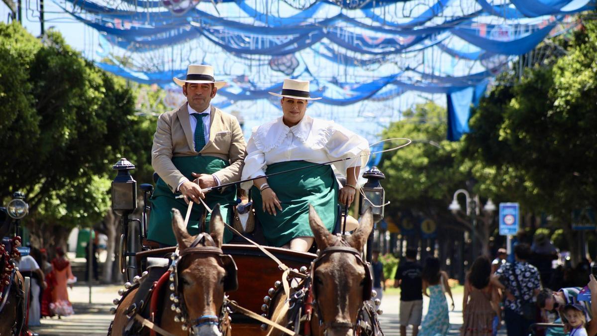 Caballistas en la Feria del Real