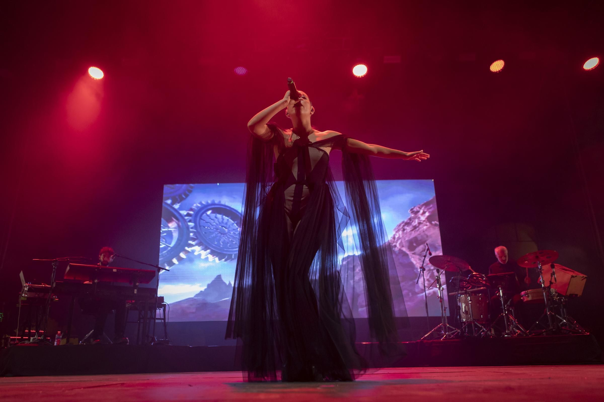 Imágenes del concierto de María José Llergó