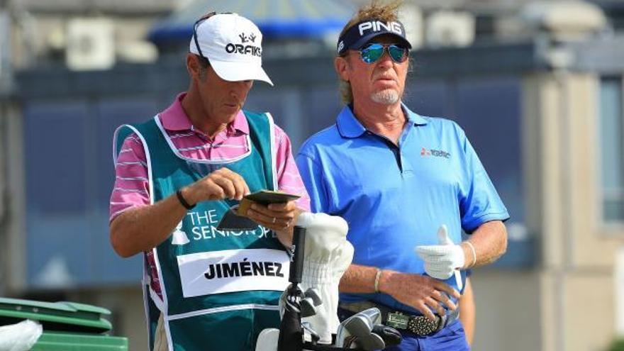 Miguel Ángel Jiménez sumó ayer un nuevo título a su palmarés con su victoria en el Senior British Open.