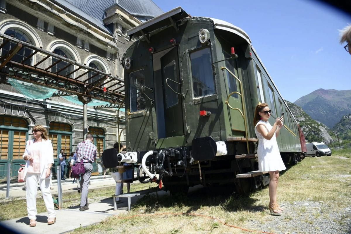 Inauguración de la Estación de Canfranc