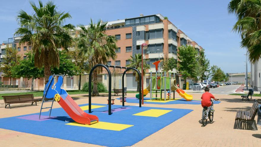 Una zona infantil de Paiporta