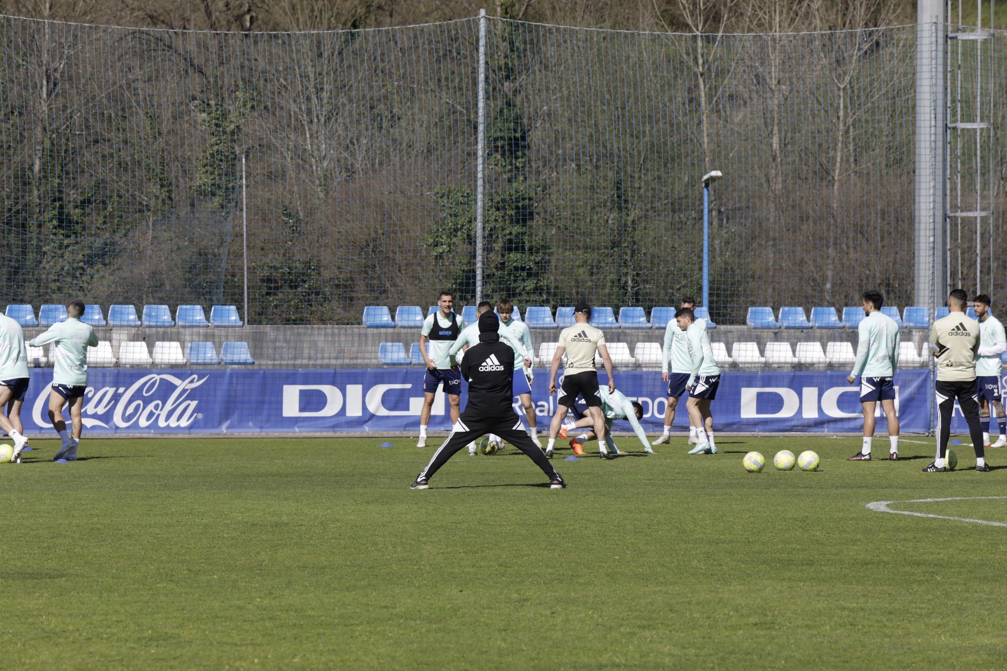 EN IMÁGENES: el entrenamiento del Oviedo