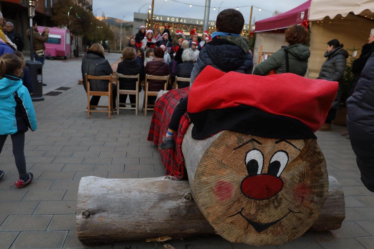 Actuacions al Mercat de Nadal de Cal Rosal, l'any passat