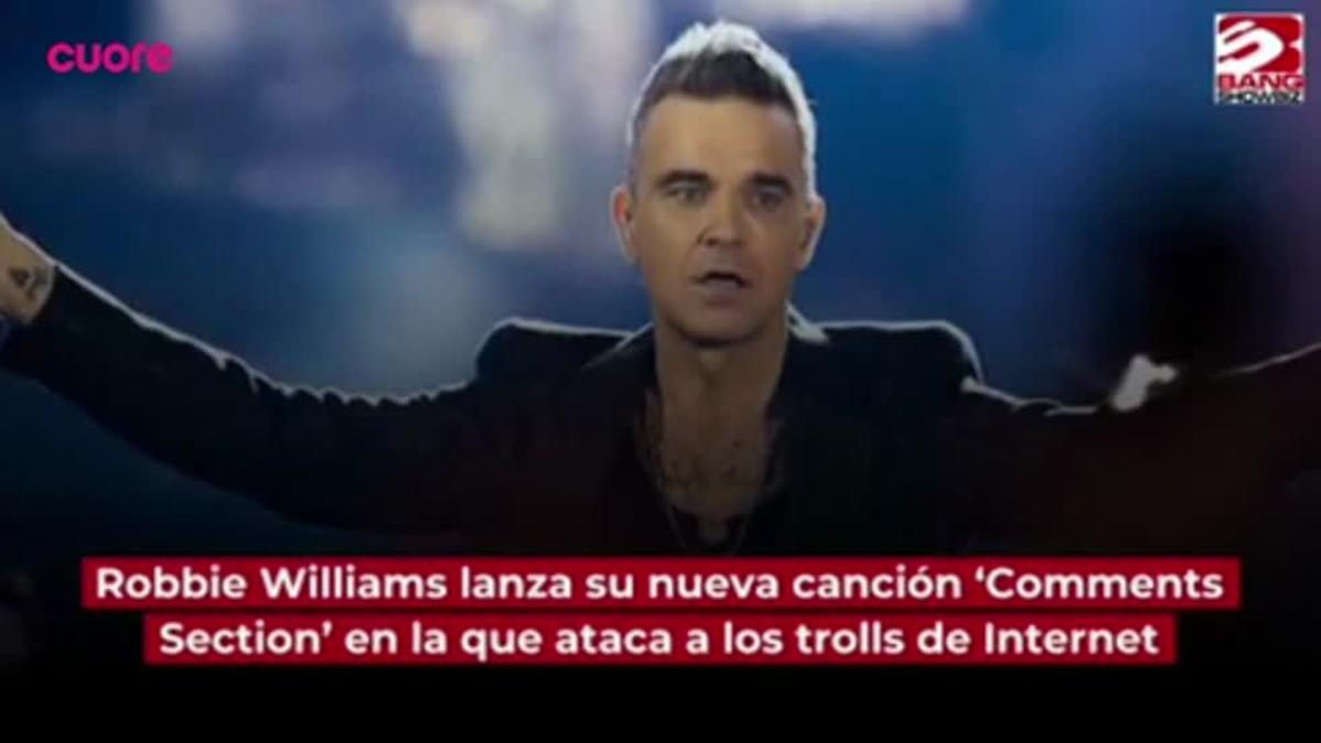 Robbie Williams le dedica una canción a los trols