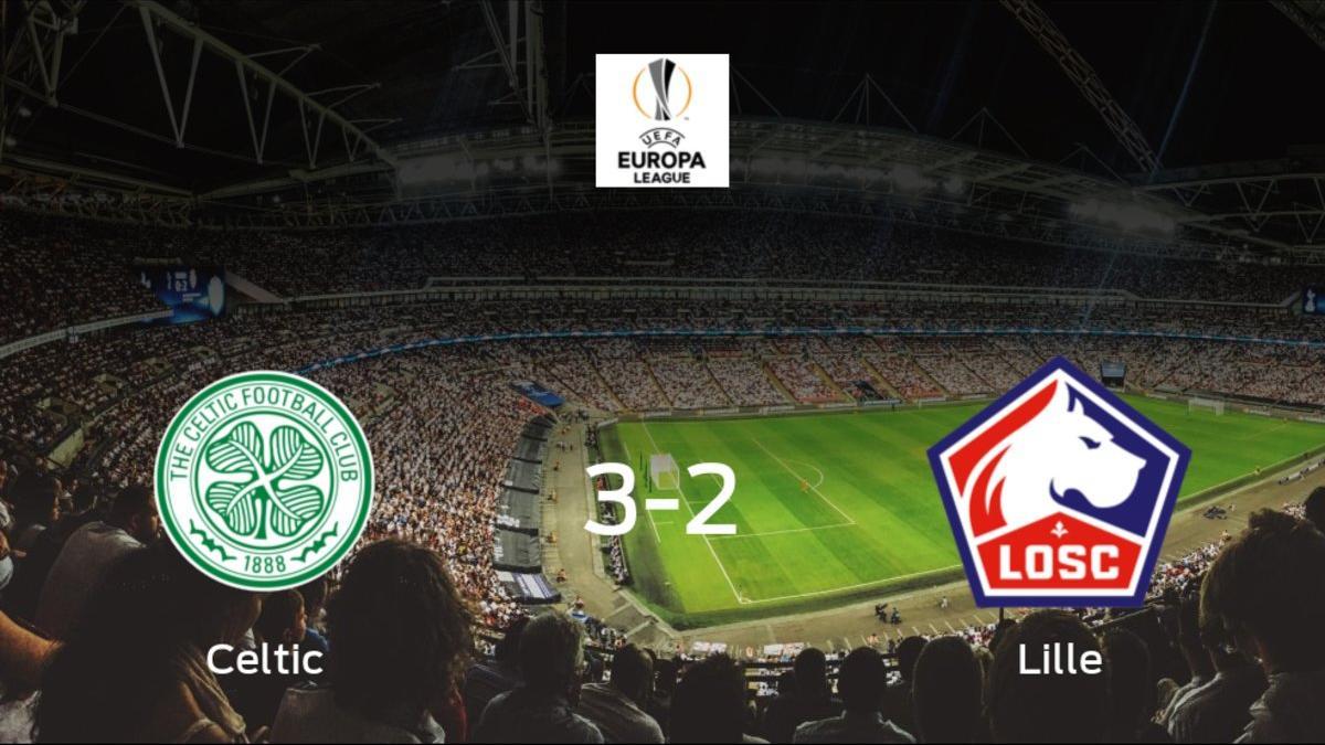 El Celtic gana en casa al Lille OSC por 3-2