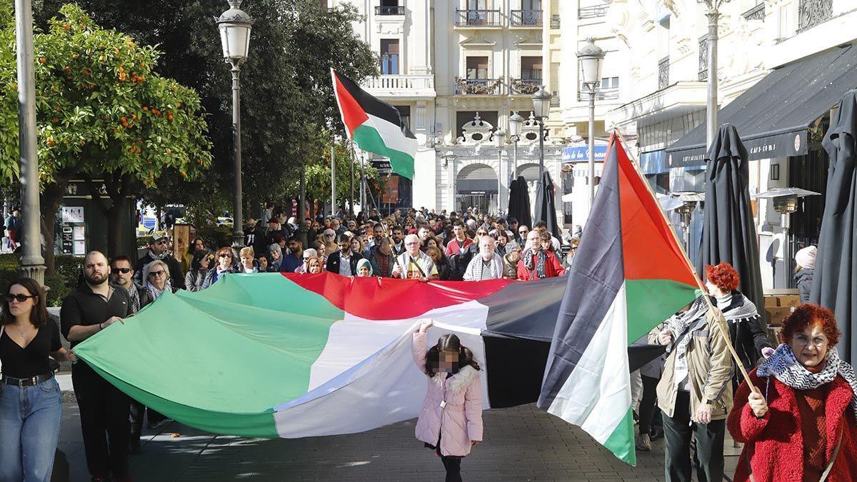 Una de las concentraciones a favor del pueblo palestino celebradas en Córdoba.