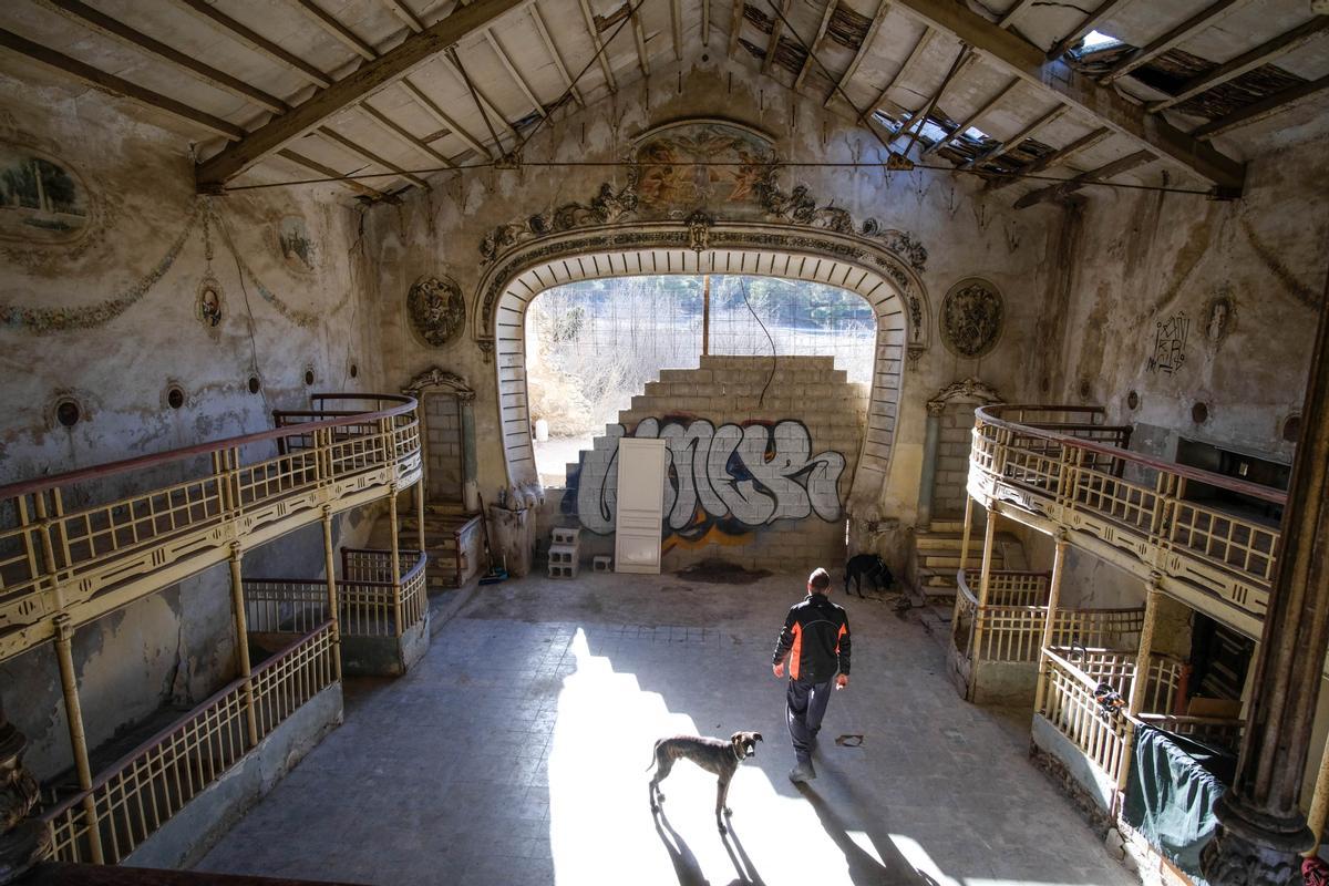 Este teatro albergó las obras y zarzuelas de las mejores compañías teatrales de España