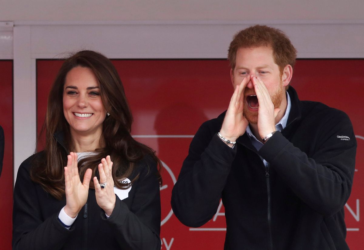 Kate Middleton y el príncipe Harry