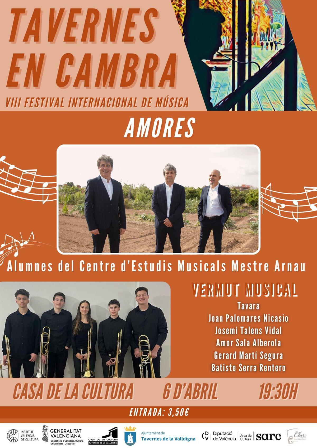 Uno de los grupos que actúa en "Tavernes en Cambra"