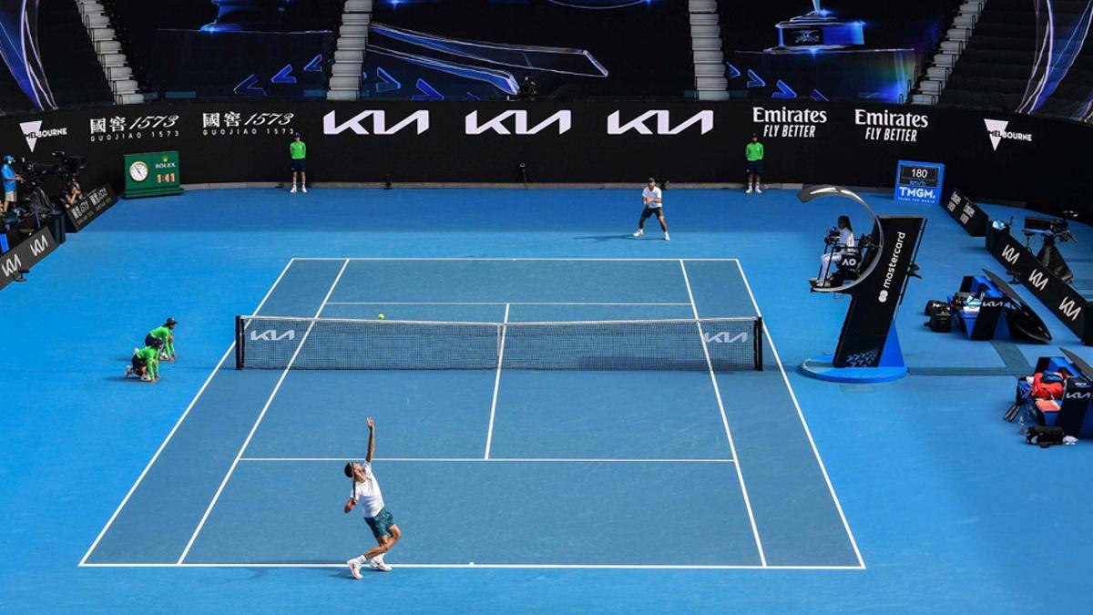 Aslan Karatsev hizo historia al convertirse en el primer jugador en la Era Open en alcanzar las semifinales de un Grand Slam en su debut, al ganar en cuartos del Open de Australia a Grigor Dimitrov