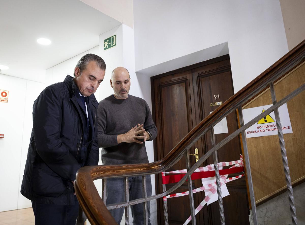 Antoni Vera, conseller de Educación y Universidades, visita el IES Joan Alcover