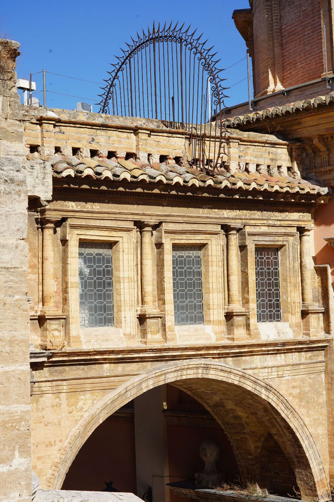 Asi es la pasarela de la Catedral