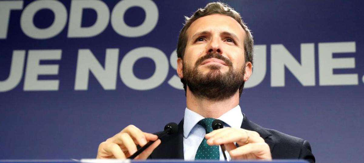 El líder del PP, Pablo Casado.