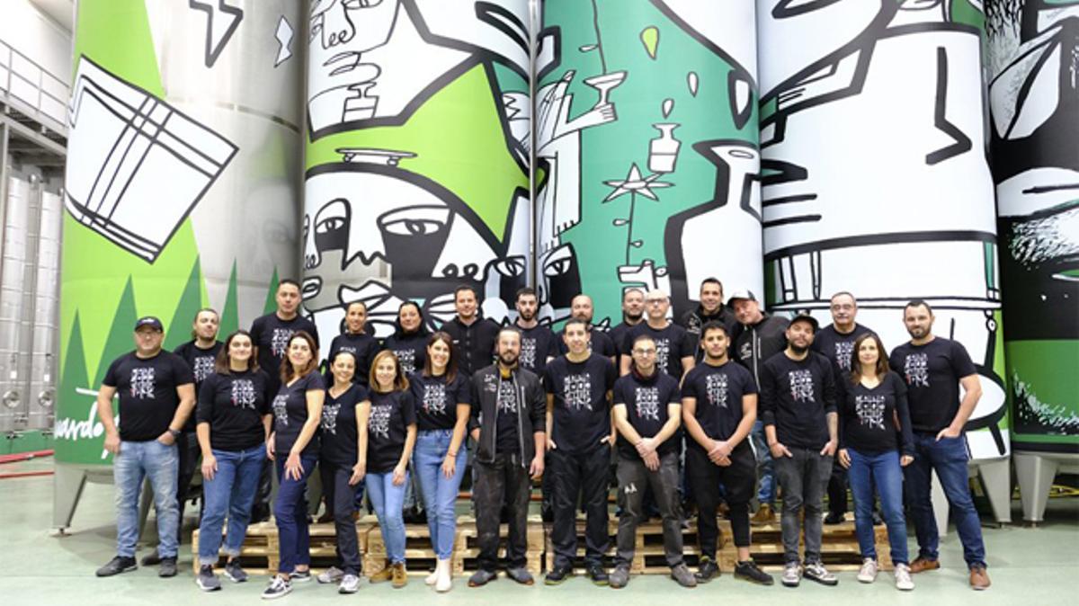 El equipo humano de Bodegas Arráez supera las treinta personas.