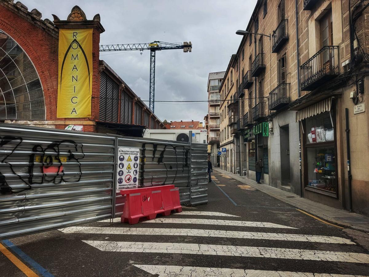 Zamora. Situación de los comerciantes de los alrededores del Mercado de Abastos.