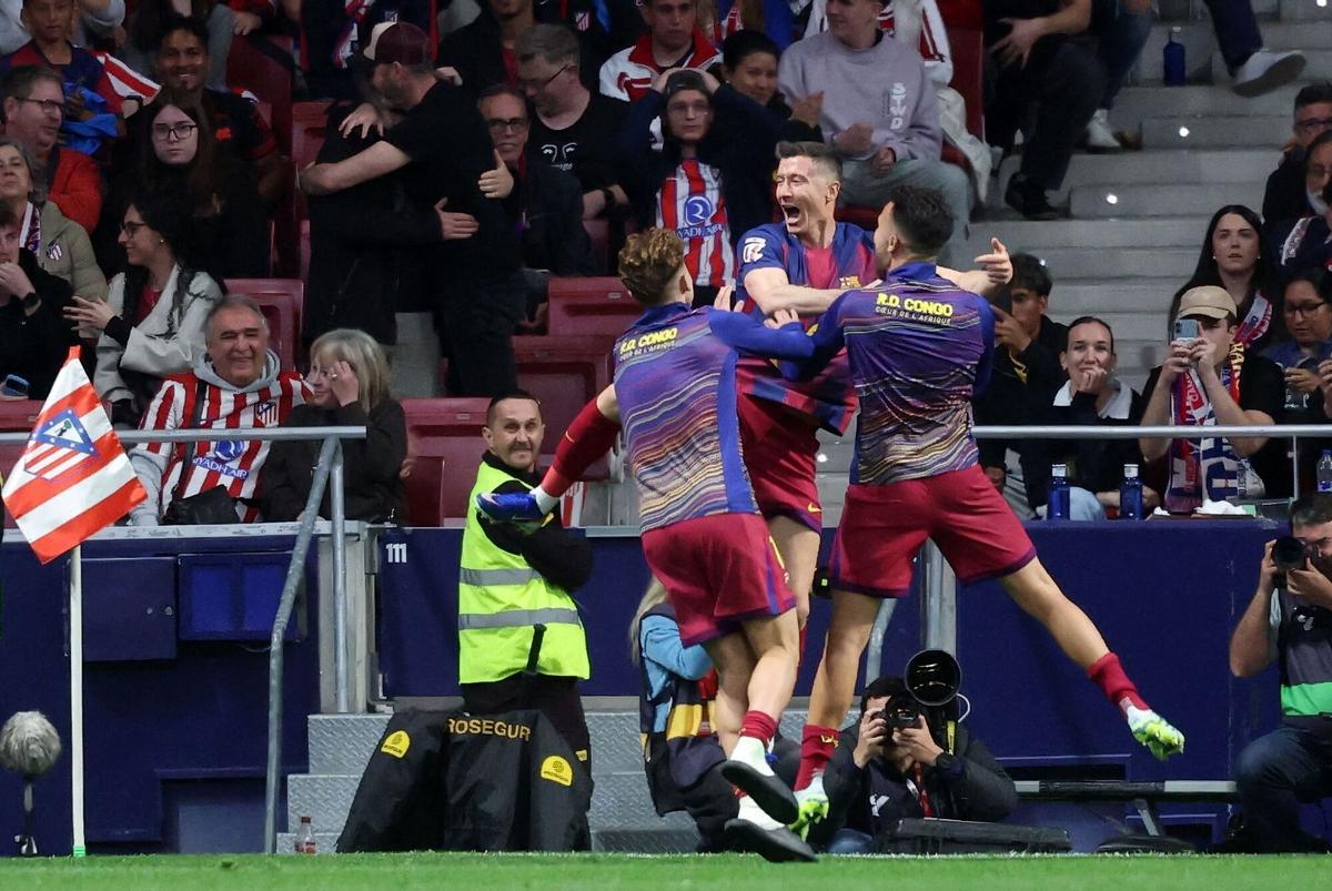 Lewandowski hunde al Madrid y al Atlético